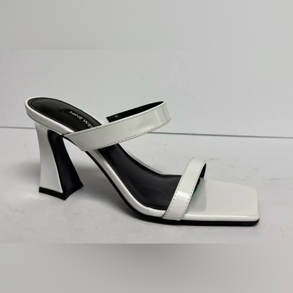 Nine West Womens Dilene Sandal White Size 7 M